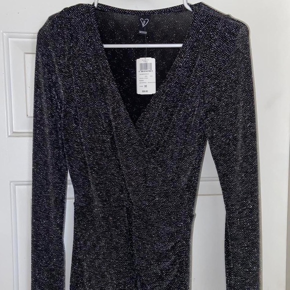 Shoulder pad 90 sparkles glitter girl mini dress bodycon goin out formal fashion - Picture 13 of 14